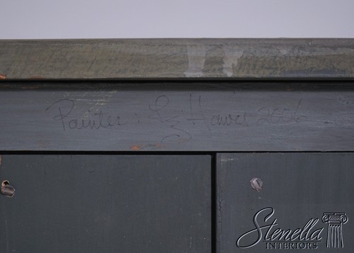L67194: Hand Crafted Folk Art Rufus Porter Connecticut Blanket Chest - Picture 19 of 19