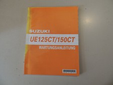 Workshop Manual Suzuki UE 125 UE150 CT K1 2001 Onwards /