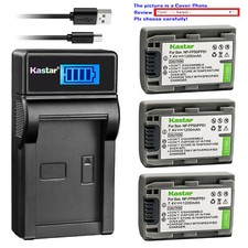 Kastar Battery LCD USB Charger for Sony NP-FP50 NP-FP51 Sony DCR-DVD405 DVD405