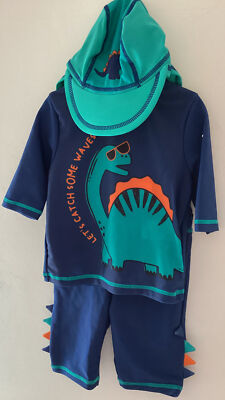 Mothercare Boys Dinosaur Coat Mothercare ~All In One Sun Safe