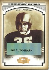 Don Blanchard 2006 Donruss Threads No Autograph Error Army Air Force