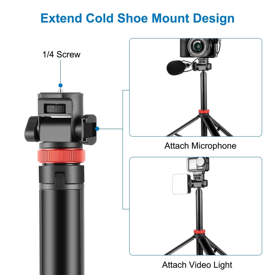 Broadcast Fill Light Bracket Telescopic Tripod for Sony X3000R/x3000/DSC-RX0M2 - Image 4 of 4