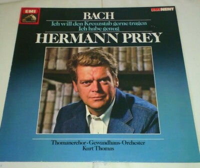 -BACH-Ich will den Kreuzstab gerne tragen-Ich habe genug-   Hermann Prey- LP 12''