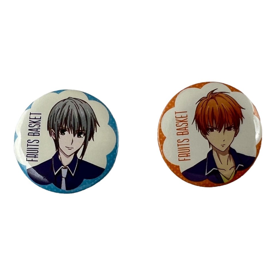 FRUITS BASKET JAPANESE ANIME Button 1" PINS Lot YUKI KYO Badge