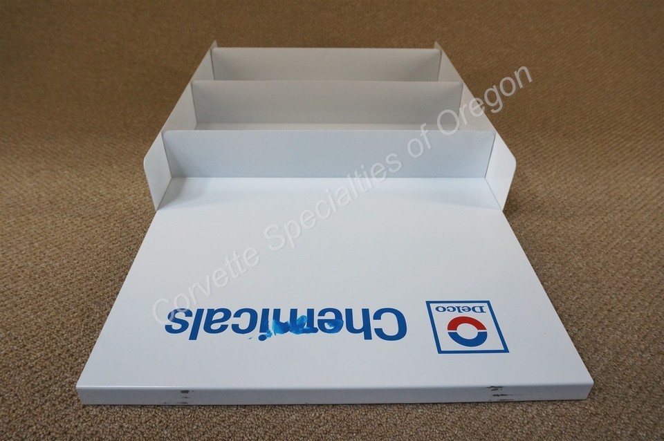 NOS Delco Display Rack Shelf Dealership Dealer Chevrolet OK Service Gas ...