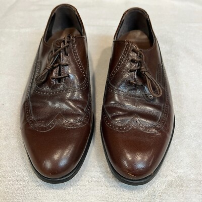 Oakwoods dress Oxford wingtip shoes men’s size USA s-l400.jpg main image 3