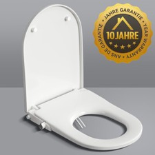 Dusch WC Deckel mit Bidet Funktion ohne Strom I Gesäßdusche & Ladydusche U-Form