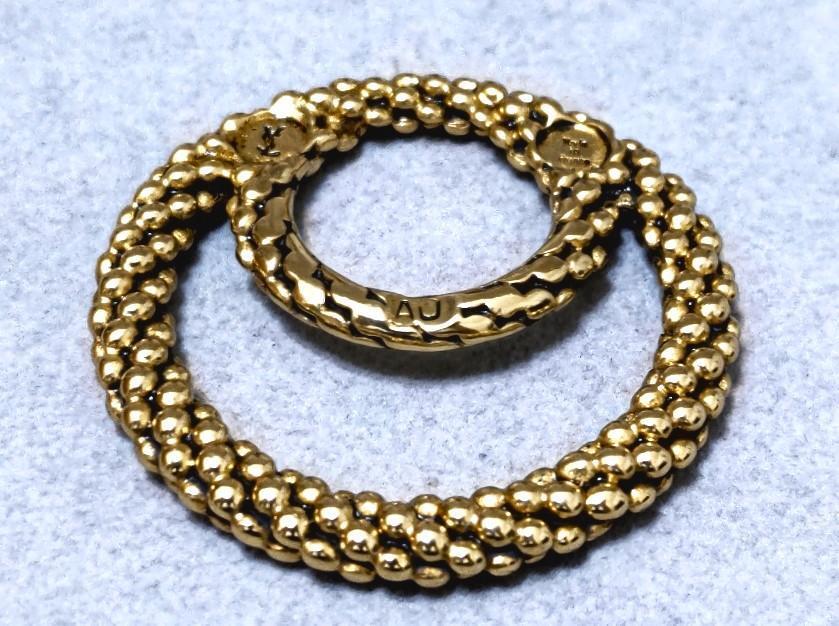 Collana doppio anello Yves Saint Laurent colore oro 37956