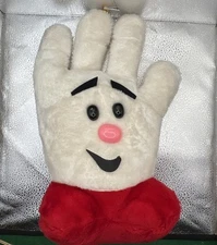 Hamburger Helper Helping Hand Dan Brechner Vintage Plush Stuffed Red Glove 15”