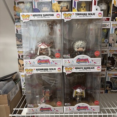 Funko Pop! Deluxe Boruto Hokage Series GameStop Exclusive Lot of 4