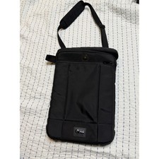 Targus Grid Vertical Slipcase Messenger Bag Black Nylon Tablet Laptop Case