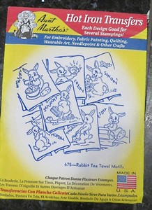 AUNT MARTHA'S HOT IRON TRANSFERS