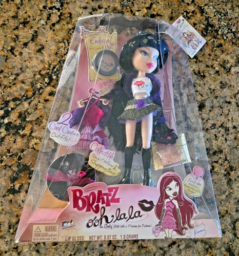 BRATZ Ooh La La KUMI Doll 2005 Collectible Travel Hat Box & Bags Vintage Y2K MGA