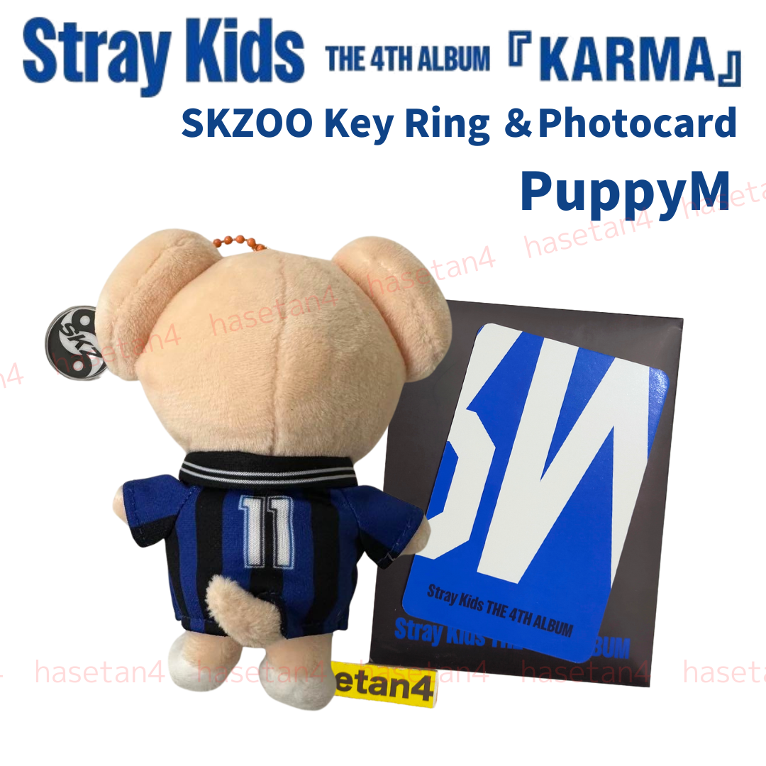 STRAY KIDS KARMA ALBUM SKZOO ver. KEYRING PuppyM with Seungmin