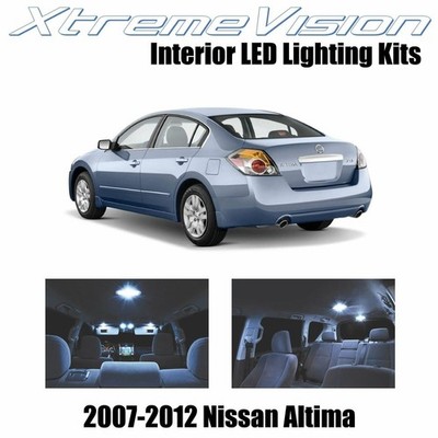XtremeVision Interior LED for Nissan Altima Sedan 2007-2012 (10 PCS) Cool White