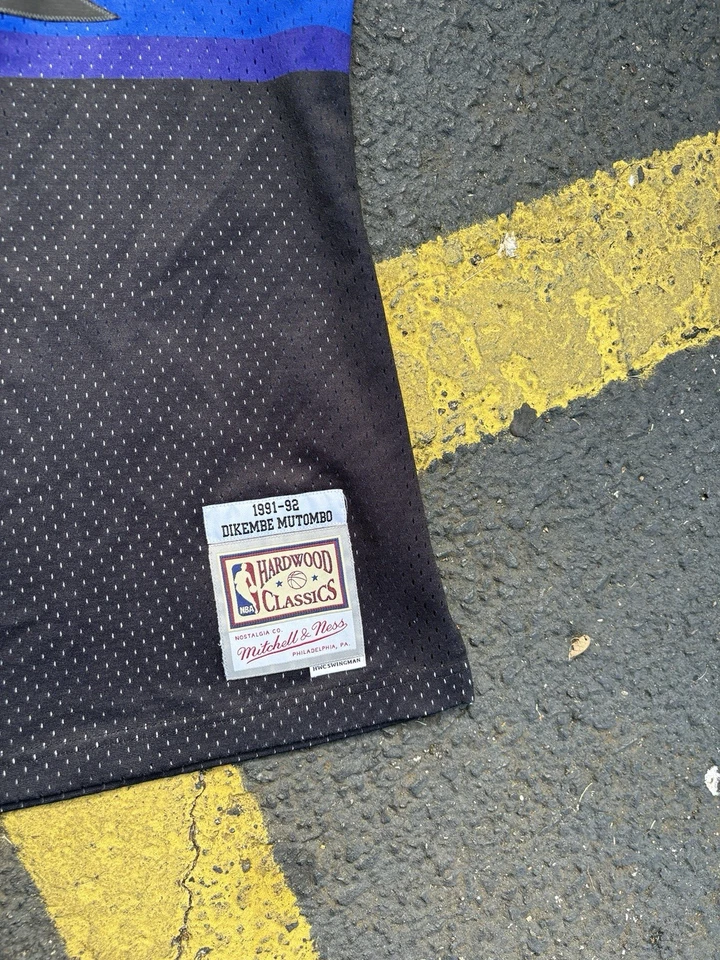 Mitchell & Ness Dikembe Mutombo Jersey Denver Nuggets NBA Swingman 91-92 XXL - Image 3 of 4