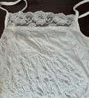 maurices Ivory Lace Trim Stretch Camisole Tank Top for Women plus size (1-XL)  — photo 3