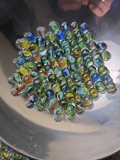 Vintage Lot Of Cats Eye Marbles 1 LB. C