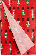 4 x Nutcracker Themed Tissue Paper Sheets For Xmas Presents  Hampers | Festive C