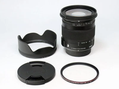 [Exc+5] SIGMA 17-70mm F2.8-4 DC Macro OS HSM Contemporary C013 Nikon Fronm Japan - Photo 1/4