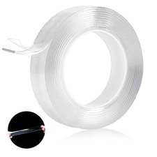 Shunshi Double Sided Heavy Duty Sumo Strip Tape - Transparent 5m, clear 