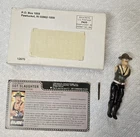 1985 GI JOE SGT SLAUGHTER FILE CARD MAIL AWAY W/ MAILER BOX HASBRO MISSING ARMS