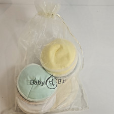 Baby Bliss Reusable Multicolor Nursing Pads with Wash Bag