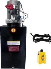 Hydraulic Pump 15 Quart  Single Acting Hydraulic Power Unit 12V DC