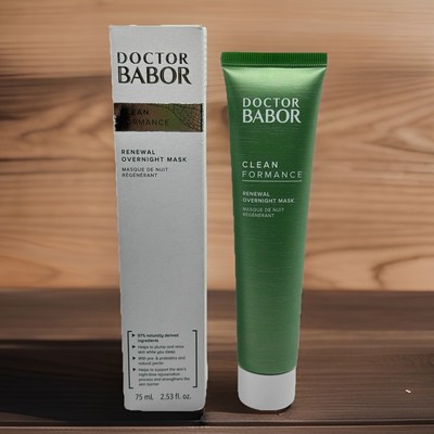 DOCTOR BABOR Clean Formance Renewal Overnight Mask 75ml / 2.53 fl oz Vegan NIB