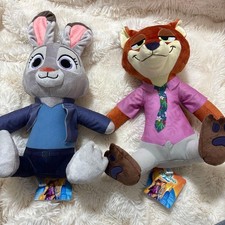 Zootopia Judy Nick Plush Set 30cm Plush Toy Ready to Use