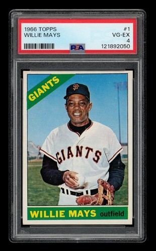 1966 Topps Set-Break # 1 Willie Mays PSA 4 VG-EX