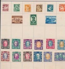 XE77153 Litauen Portraits historische Figuren feines Lot MH / gebraucht