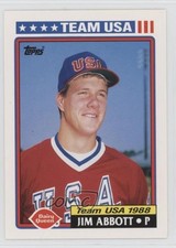 1992 Topps Dairy Queen Team USA Restaurant Jim Abbott #9 0f3j