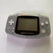 Nintendo Gameboy Advance Console GBA Original AGB-001 Clear Transparent