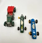 3 Vtg Lesney Matchbox race cars #18 #52 1929 Bentley die cast England