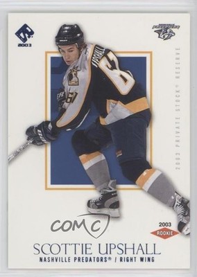 2002 Pacific Private Stock Reserve Blue /250 Scottie Upshall #170 Rookie RC 2d8