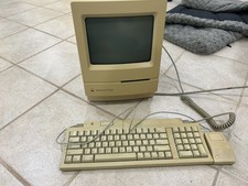 Vintage 1990s Apple Macintosh Classic with Keyboard and Mouse
