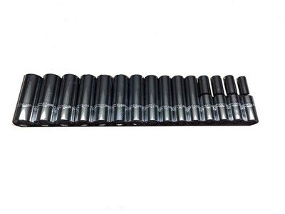 PROTO TOOLS J54207 SET SKT 1/2DR 15PC 12PT M