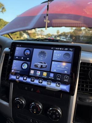 For 2009-2012 Dodge Ram 1500 2500 3500 CarPlay Car Stereo Radio Android GPS 64G