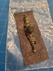 Ornate Vintage Style Brooch Pin Gold Tone Detailed Design Costume Jewelry Gift