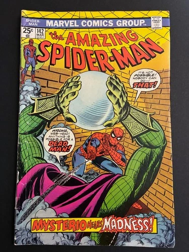 Amazing Spider-Man 142 VG- -- Mysterio Marvel 1975