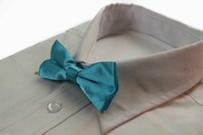 Boys Sky Blue Matching Bow Tie  Suspender Set Kids Unisex Dress Up Wedding New