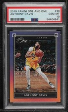 2019-20 Panini One and One 76/99 Anthony Davis #30 PSA 10 GEM MT 4kl