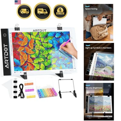 LED Lichtpad für Diamond Painting Kits Kunst Leuchttafel mit verstellbarer Hell... - Bild 1 von 4