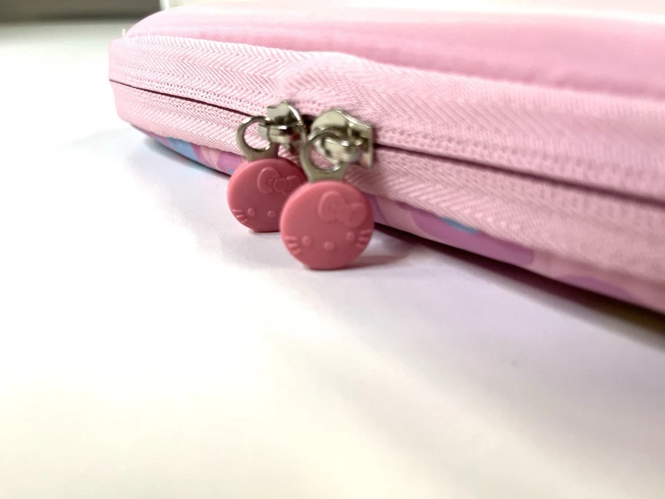 Hello Kitty 12”x9” Tablet Case Korean Exclusive Pink Leopard Heart Print New - Image 4 of 4