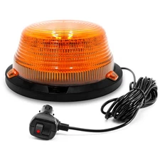 LED Beacon Light -12V Strobe Amber Emergency Safety Flashing Warning Lights
