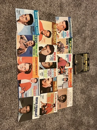 Lot C - Elvis Presley Collectors Series, (N=15) 45 Vinyl Records, Mint Condition