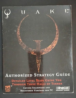 Quake 1996 Authorized Strategy Guide Vintage Collectible Classic PC Gaming 