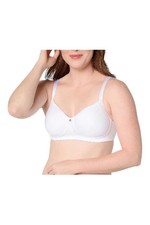 Breezies Women's Featherlite Breathe Wirefree T-Shirt Bra White