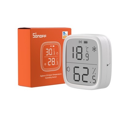 SONOFF SNZB-02D Zigbee LCD Temperatur Feuchtigkeitssensor Hygrometer App-Alarm